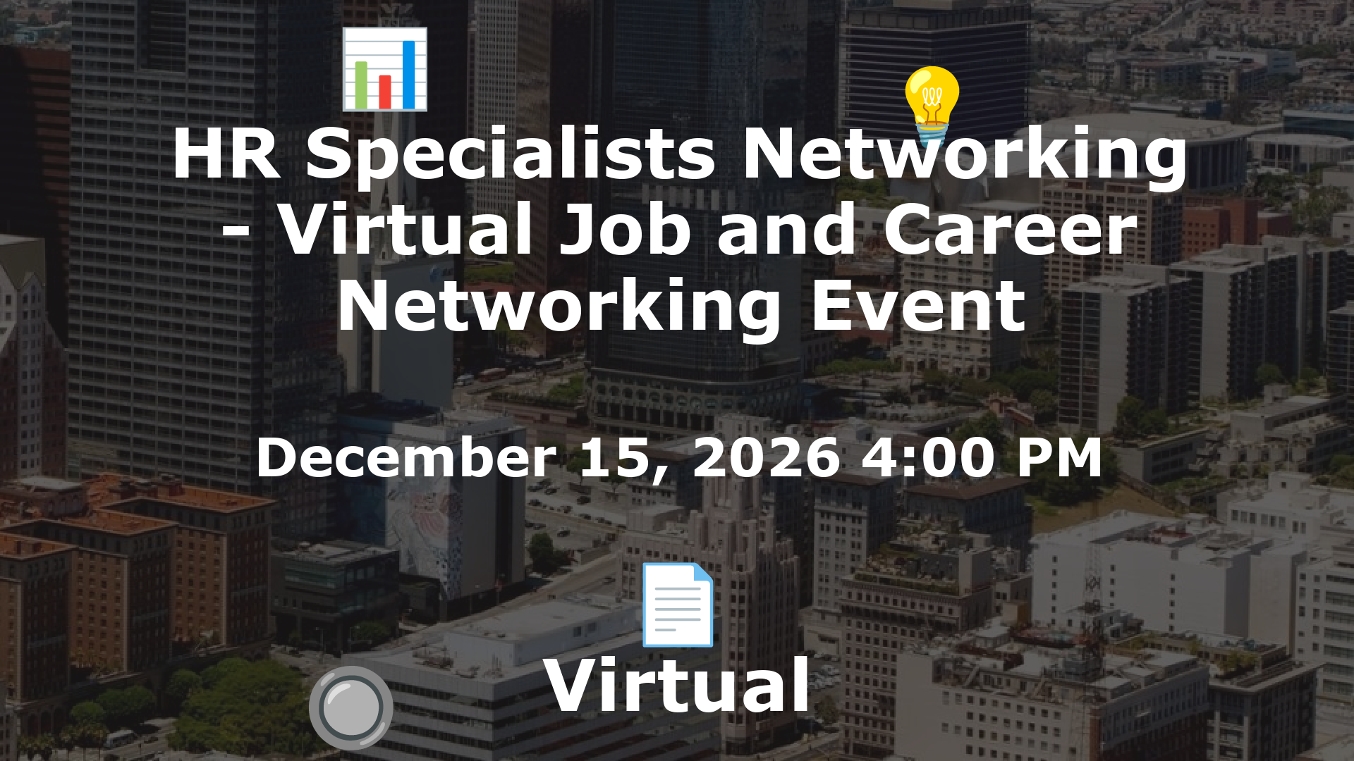 HR Specialists Networking - Virtual Job and Career Networking Event event image